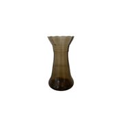 Vase en verre fumé