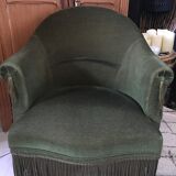 Green toad armchair