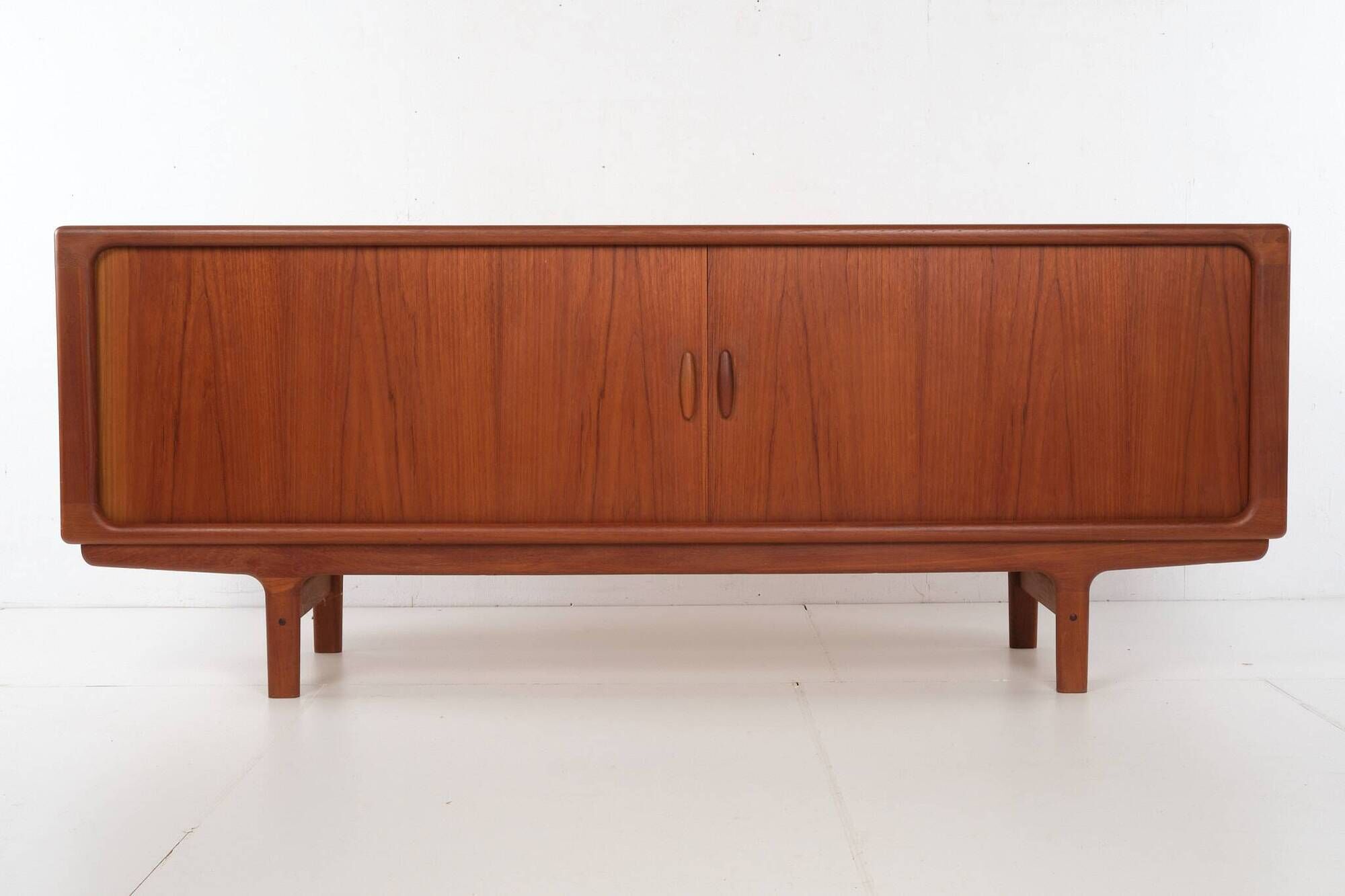 Buffet with roller shutter doors, Danish, vintage, teak, produced by Dyrlund.