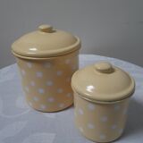 Enamelled jars