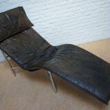 Swedish Leather Skye Lounge Chair by Tord Björklund for Ikea, 1970s
