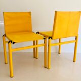 Chairs "Mastro" by Afra and Tobia Scarpa for Molteni, Italy 80s