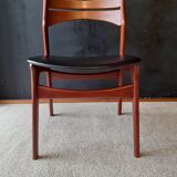 4 Danish chairs in solid teak, model 310 , design Erik Buch
