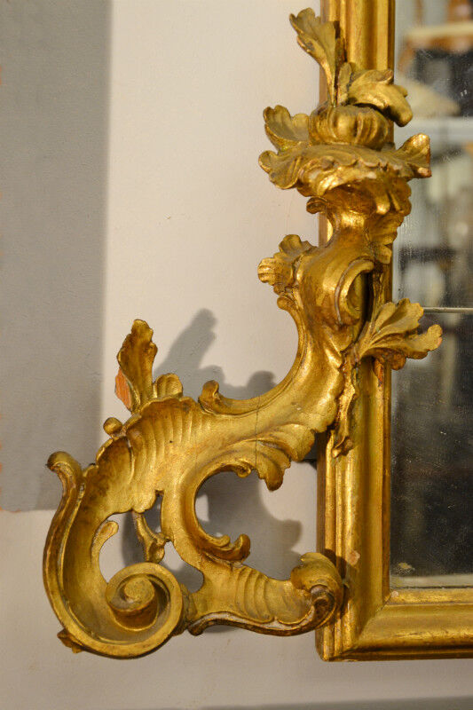 Carved Wooden Mirror, Italy