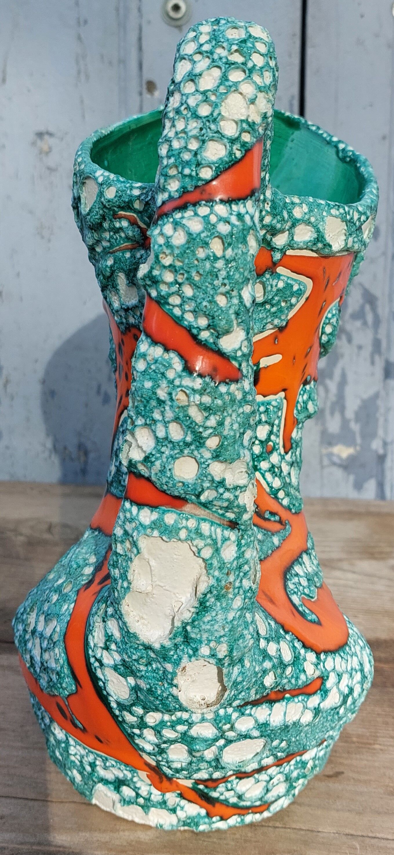 Vase vallauris fat lava