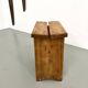 Solid pine stool