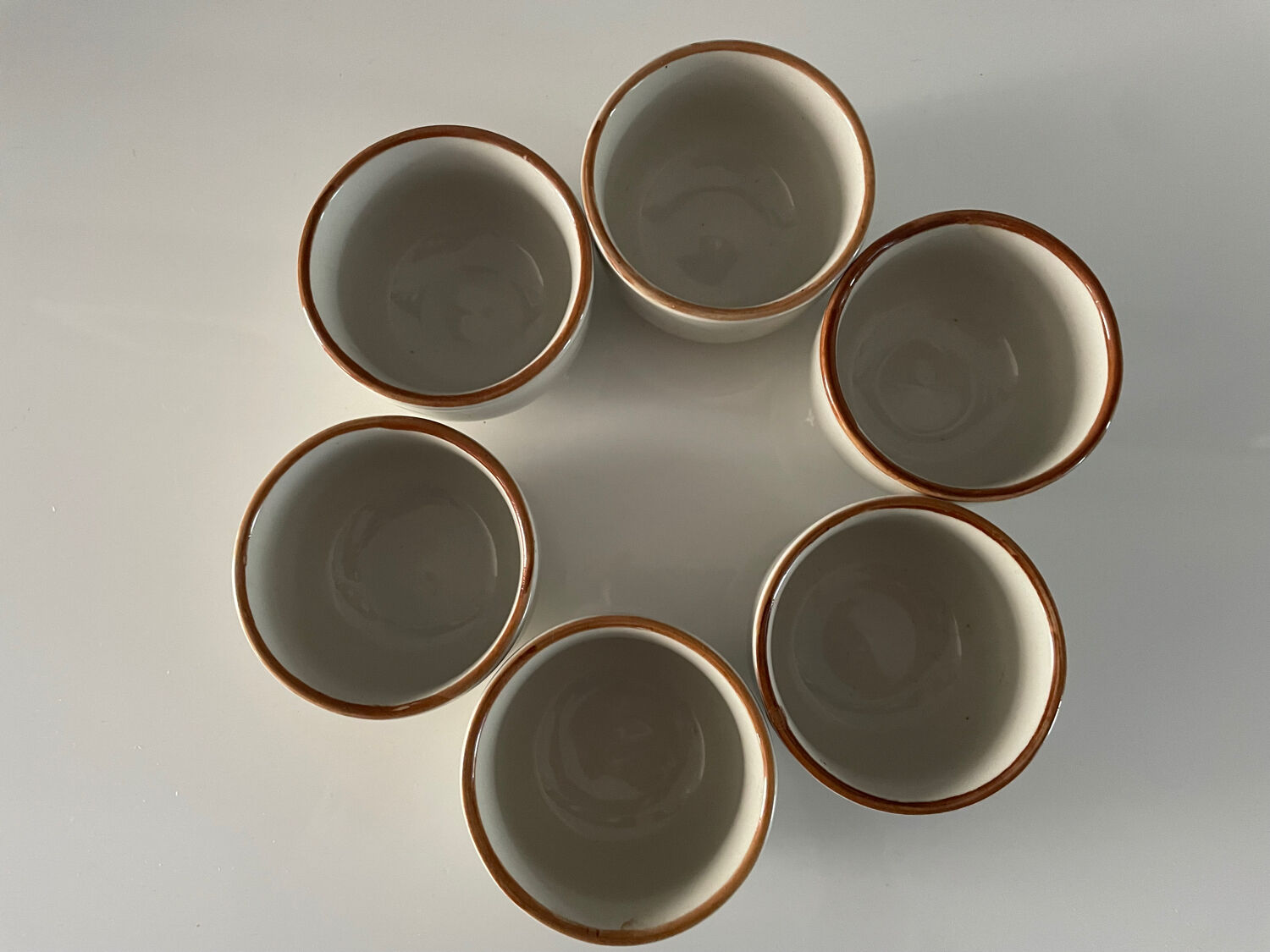 Set of 6 vintage cups
