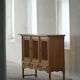 Brutalist oak sideboard, mid-century Danish design, Kjærnulf style, 1960s.
