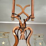 Rectangular chandelier 8 petitot