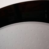 Metal and glass ceiling lamp