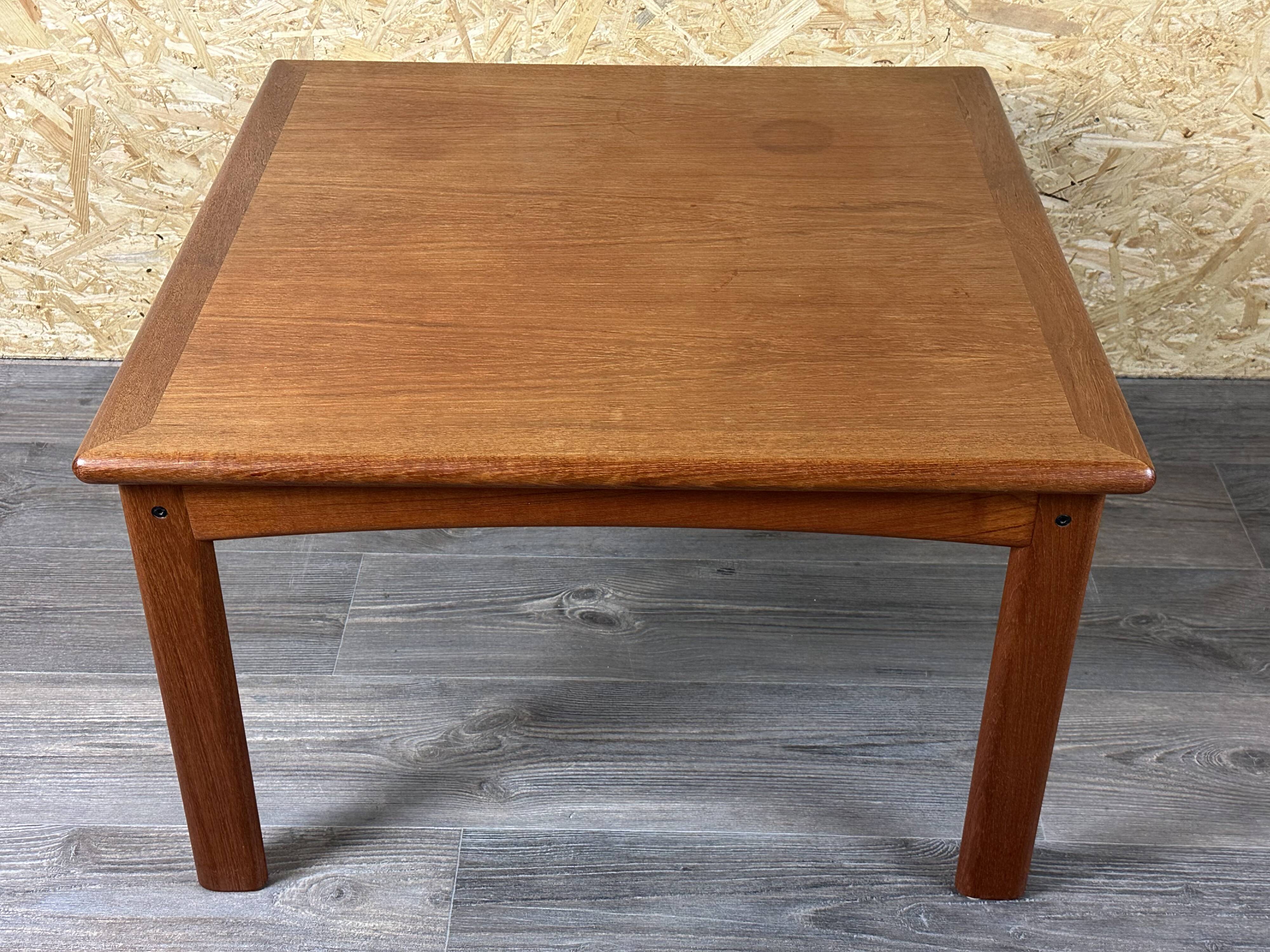 1960s/70s teak coffee table and side table by Glostrup Møbelfabrik Denmark