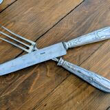 Auguste Leroy Pontoise leg of lamb service – solid silver Minerva