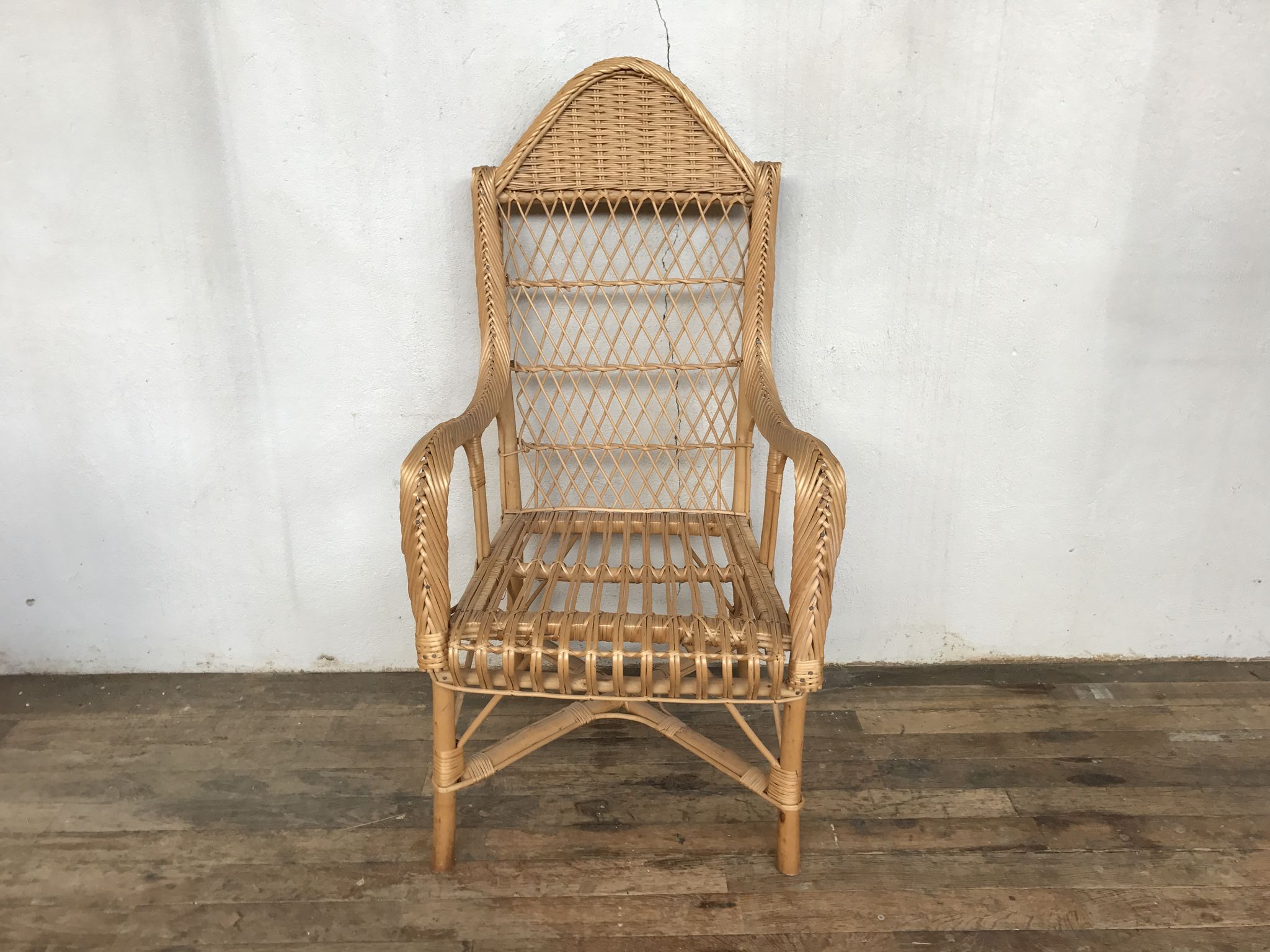 Armchair in bamboo and rattan 1950/1960