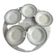 Ironstone set of 5 deep plates St Amand