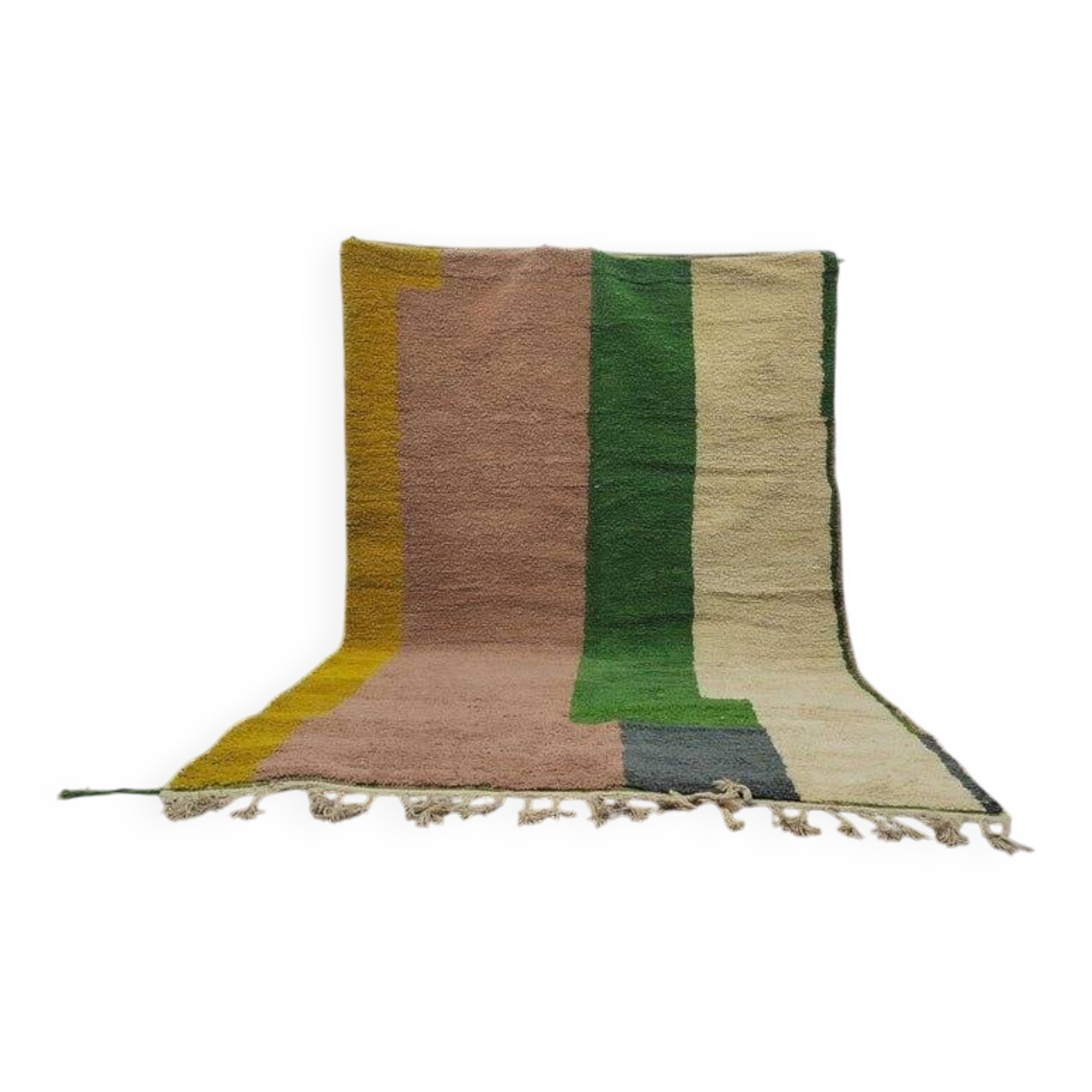 Handmade pure wool rug, size 2/3 m.