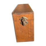 Boîte à fiche en bois ancienne