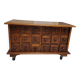Trade furniture, apothecary in oak, late 19th century.