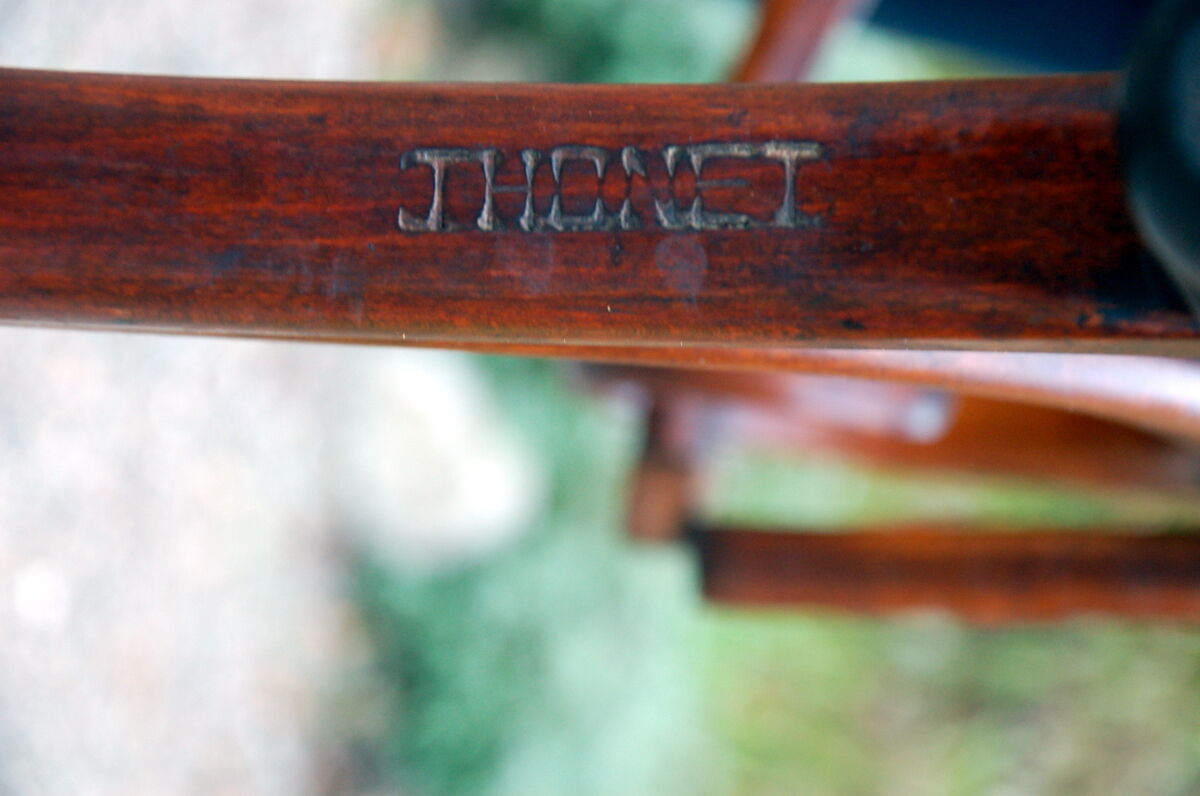 Thonet parrot coat rack in cloakroom 1900 ca