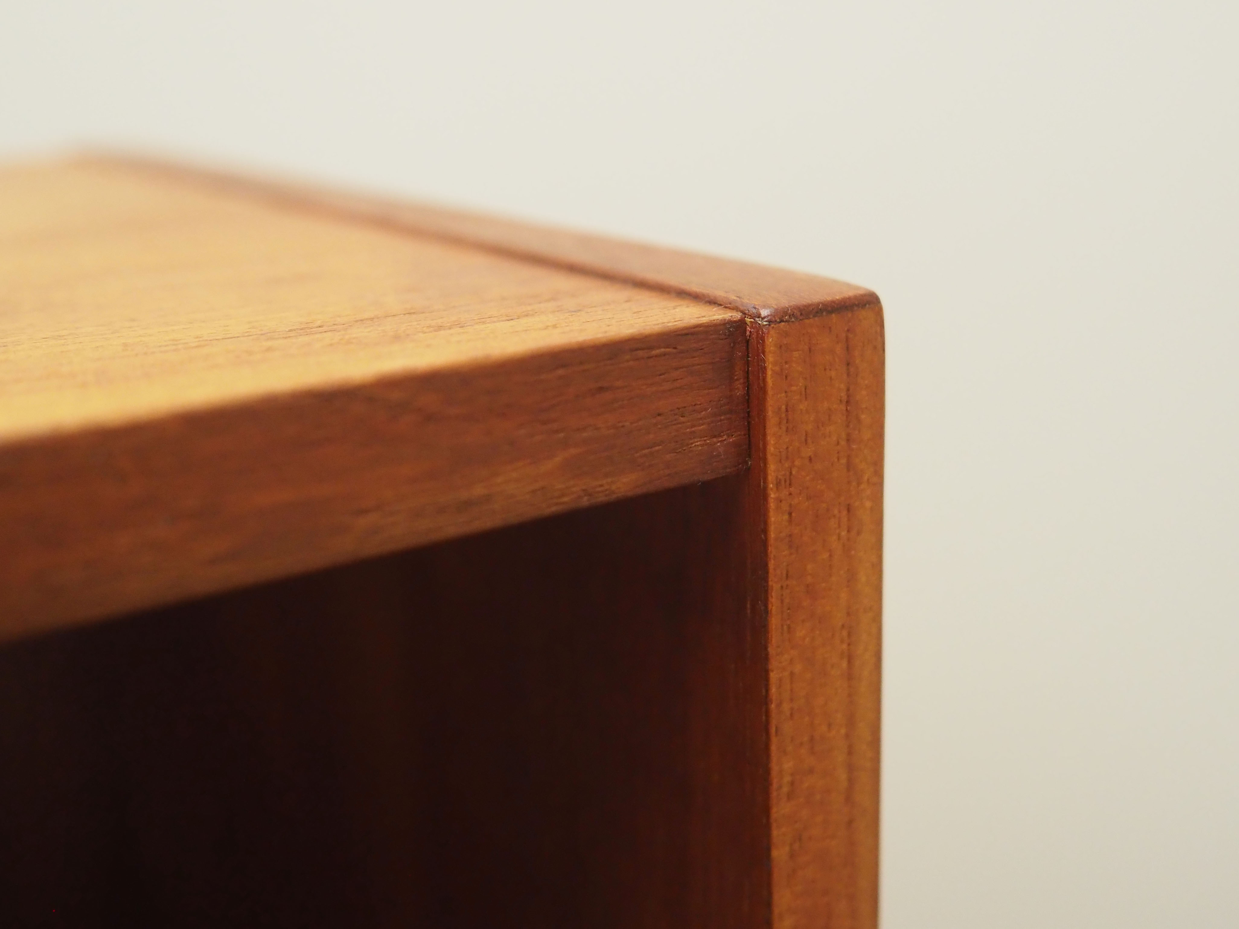 Teak bookcase, Danish design, 1970s, production: Denmark