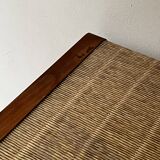 Bar cart in metal and oak by Jullian, designed in France 1960.