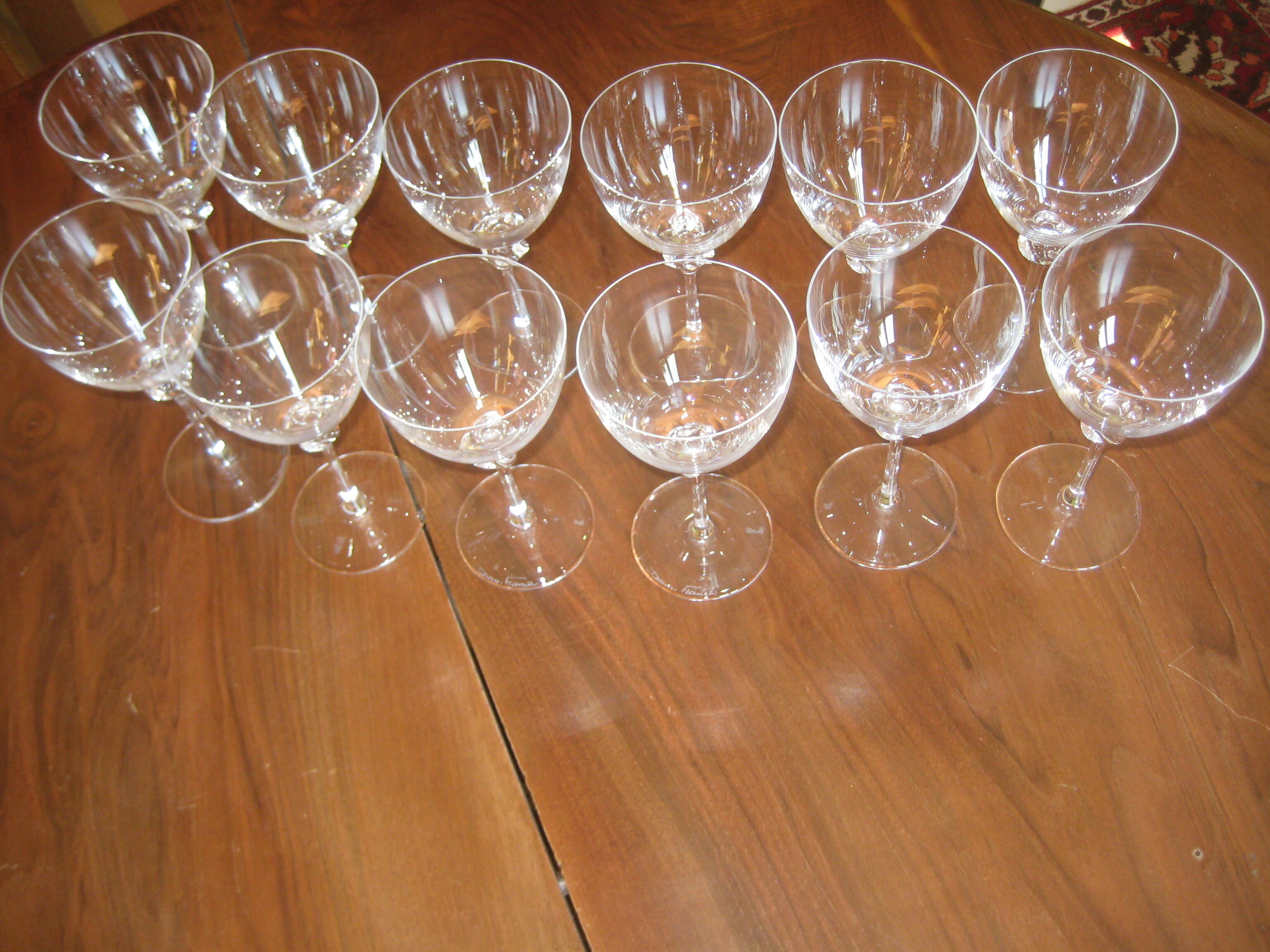 12 GLASSES with DAUM WINE, Bolero model