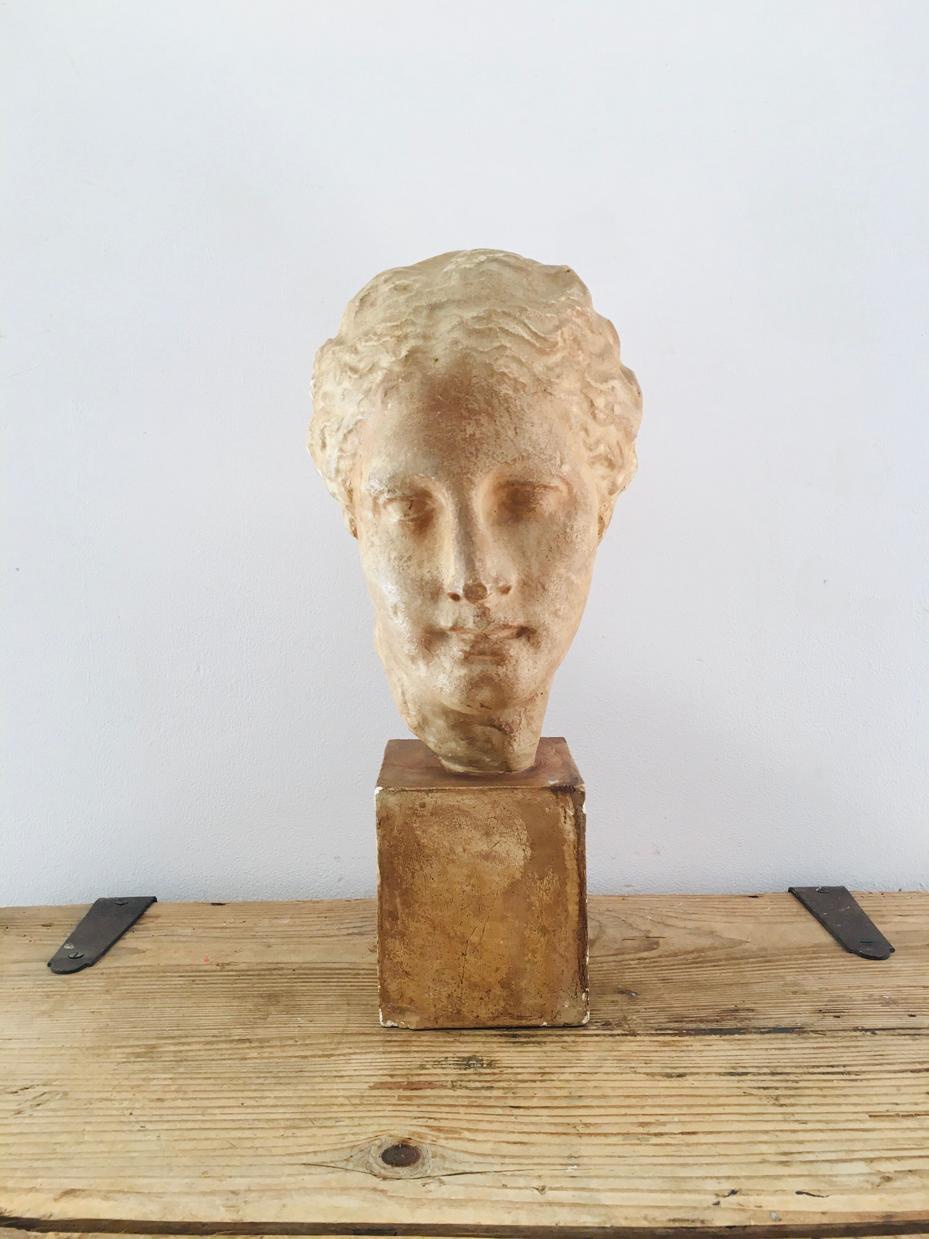 Plaster head goddess Hygie