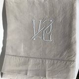 New pure linen sheet embroidered with VC day scale