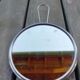 Miroir rond à pieds