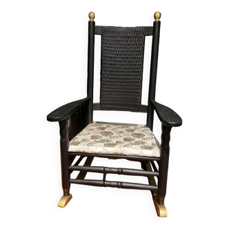 Fauteuil à bascule style américain