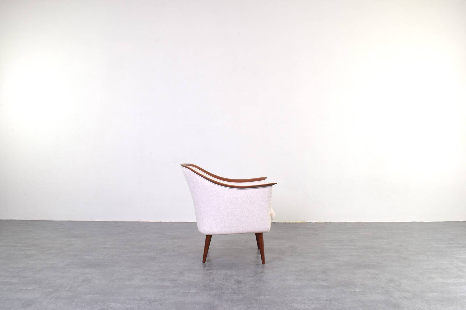 Teak Armchairs by Fredrik A. Kayser for Vatne Lenestolfabrikk, 1960s, Set o