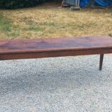 19th century farmhouse table with spindle legs, 225cm