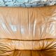 Leather and wood lounge of the Maison Regain 1950s/60s