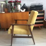 Yellow polish vintage chair 300-201