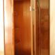English art deco student wardrobe in walnut