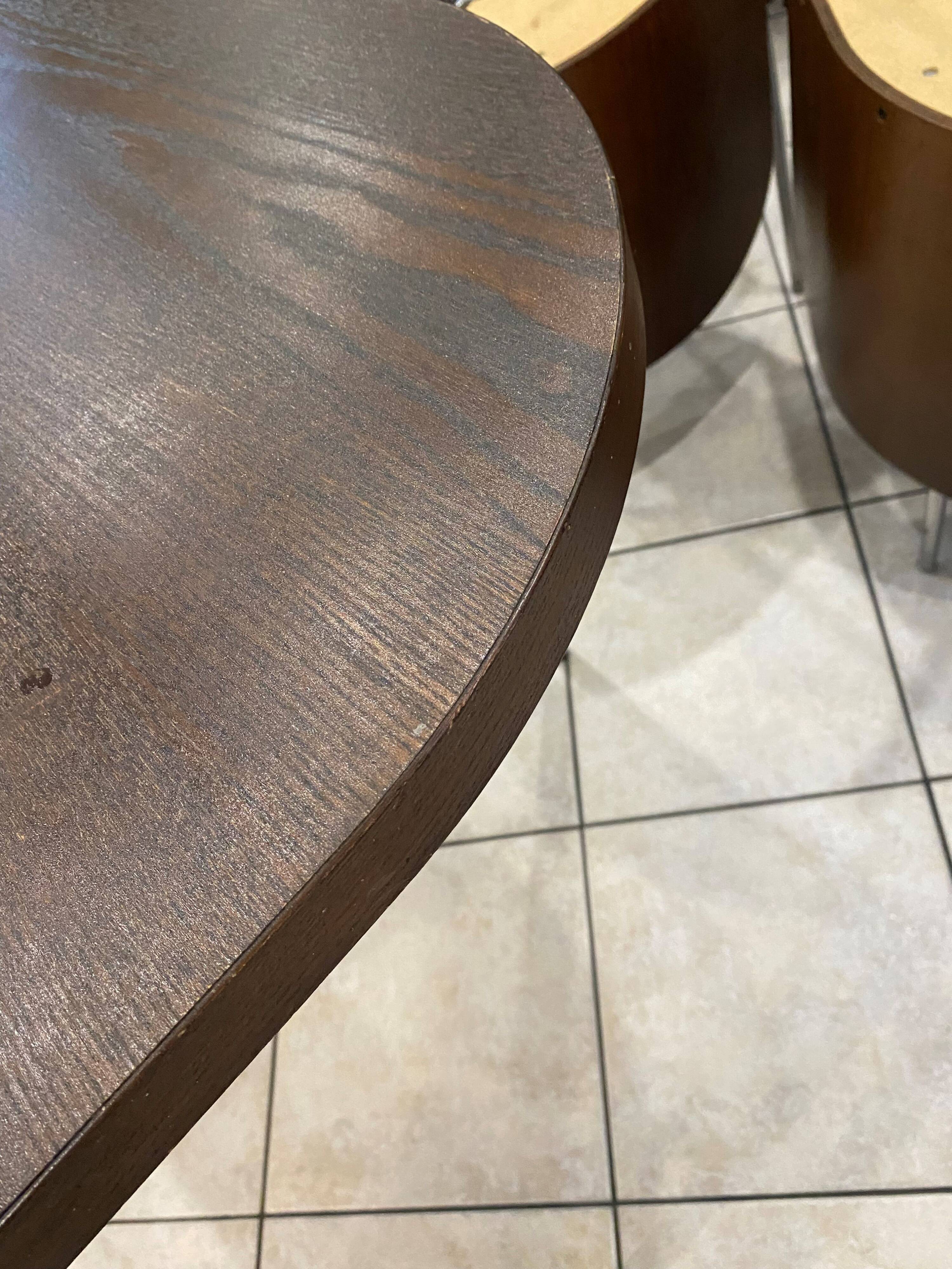 Teak table and 4 chairs set fusion model by Sandra Kragnert for Ikea Swedish 1990s
