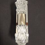 Space Age double glass wall lamp by Raak, Netherlands circa 1970