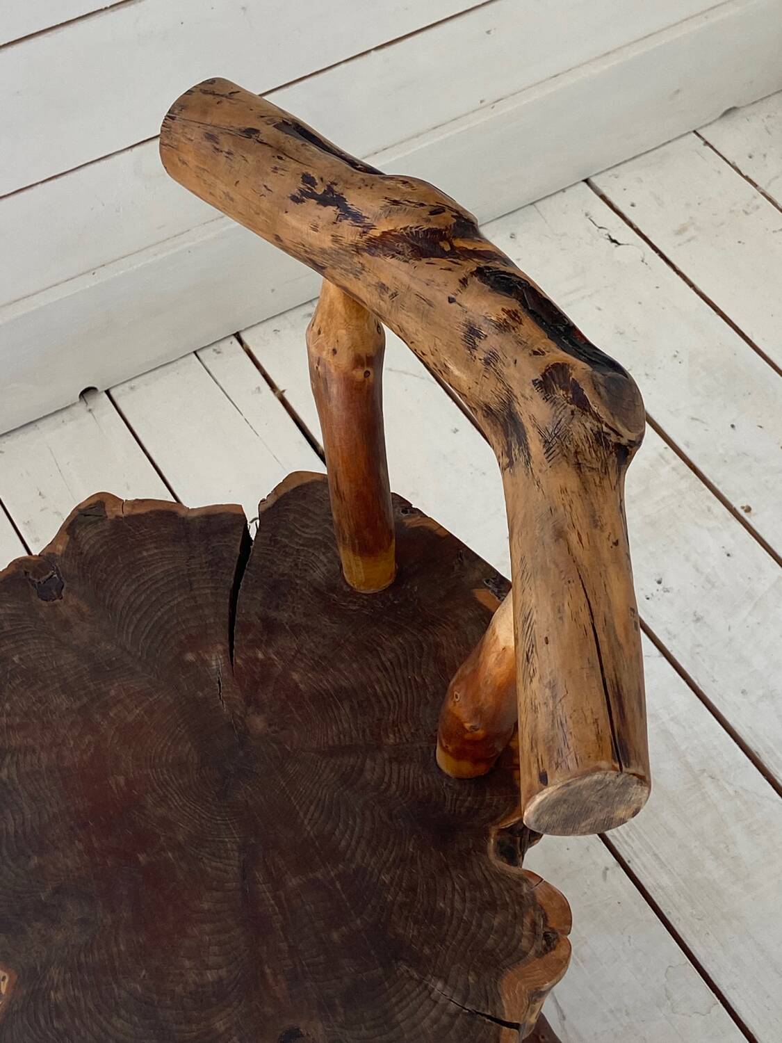 Chaise d’appoint en bois massif