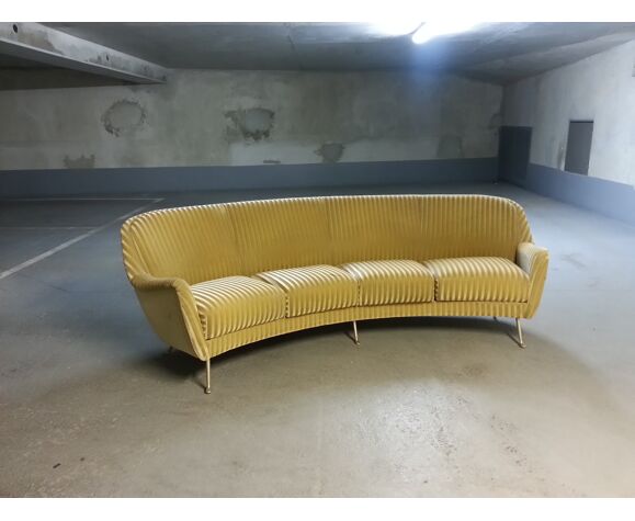 Sofa sofa Arc egg curve Arc 50s 60s Italian Arflex | Selency