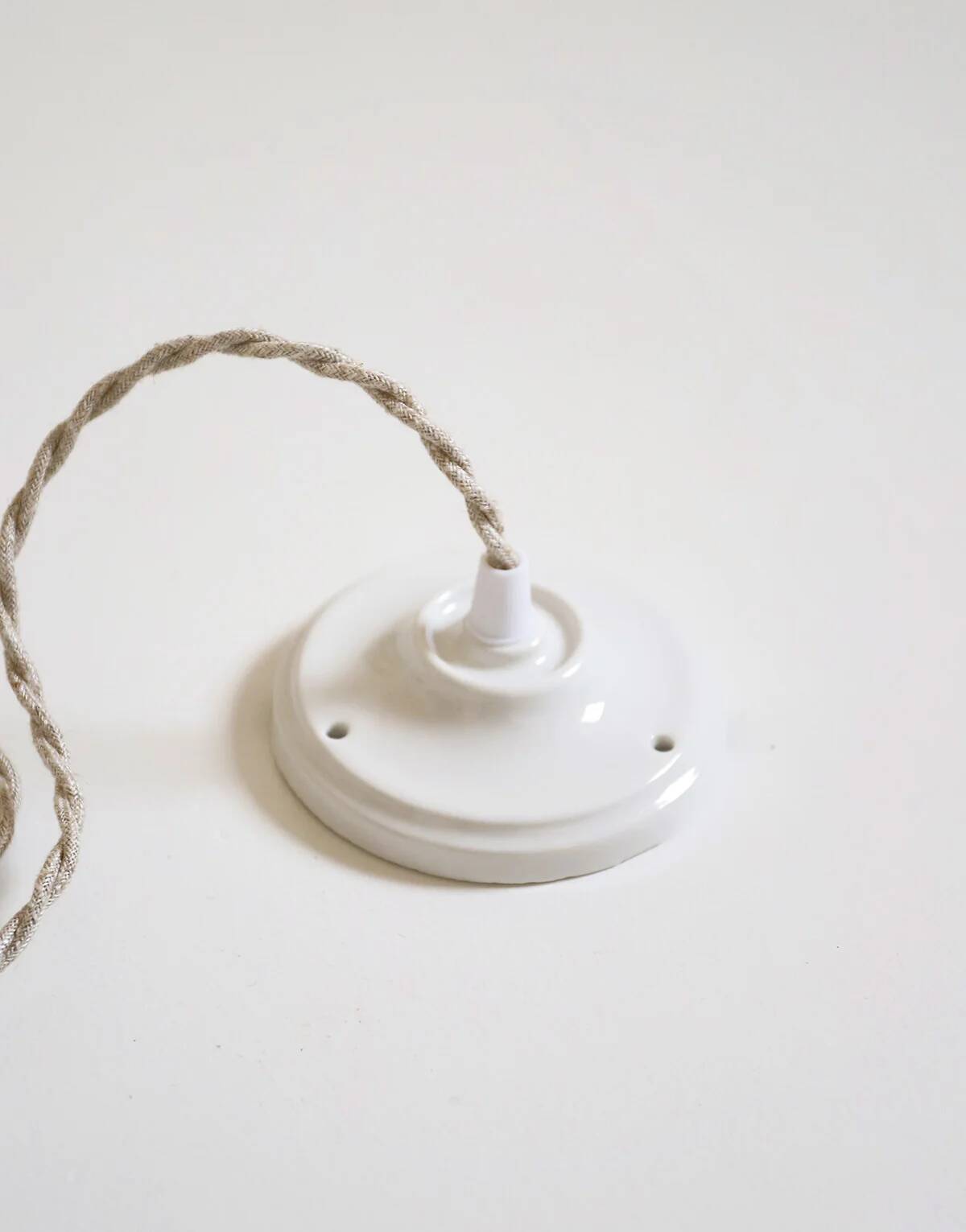 Beautiful suspension — earth stripes, bohemian fringes