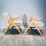 Pair of armchairs "Bunny" Proj. Józef Chierowski "Bunny" 1960'