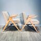 Pair of armchairs "Bunny" Proj. Józef Chierowski "Bunny" 1960'