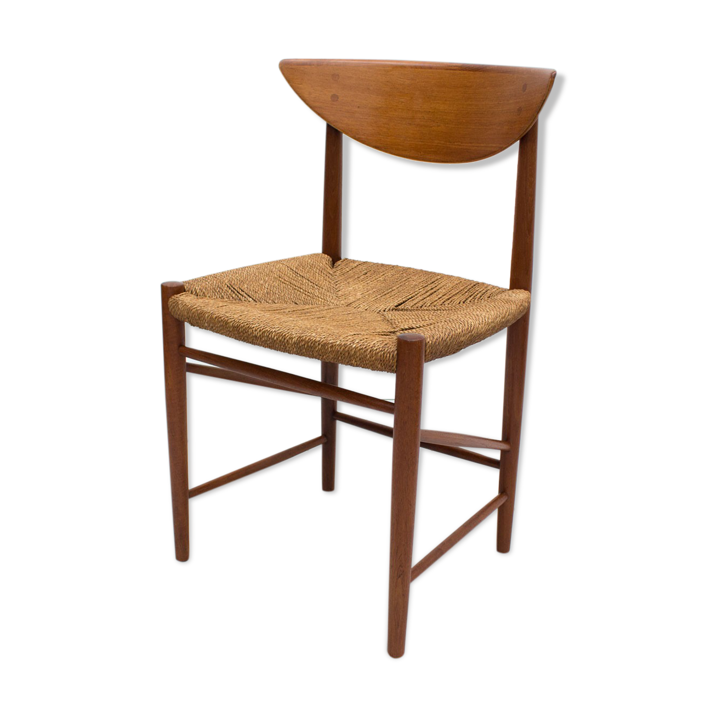 Danish Model 316 Chair by Peter Hvidt & Orla Mølgaard Nielsen for Søborg, 1950s