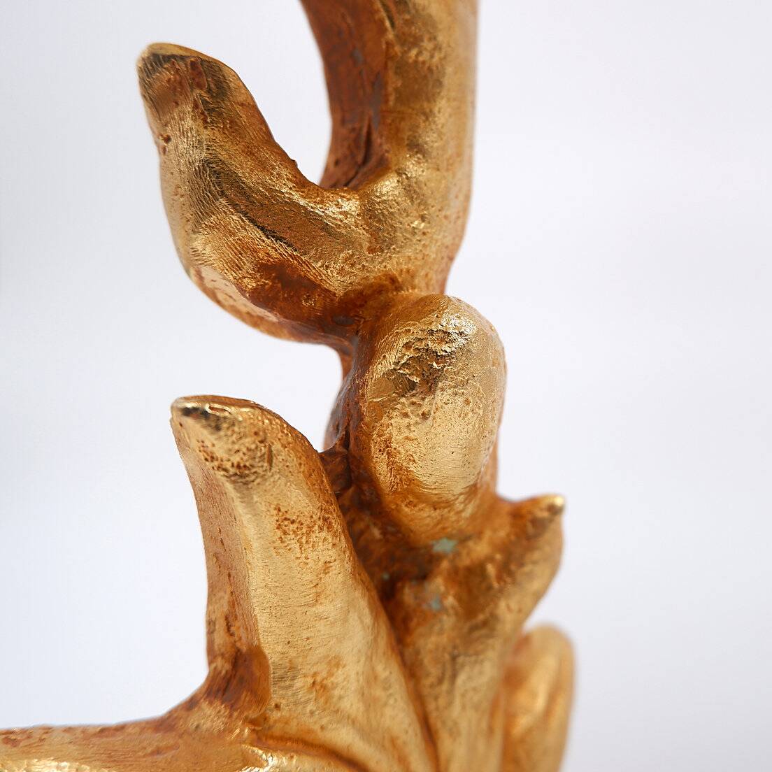 Sculptural Table Lamps with Plant Motif - G.Mathias, France, 1980s