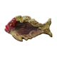Vallauris old vintage lava-style fish dish