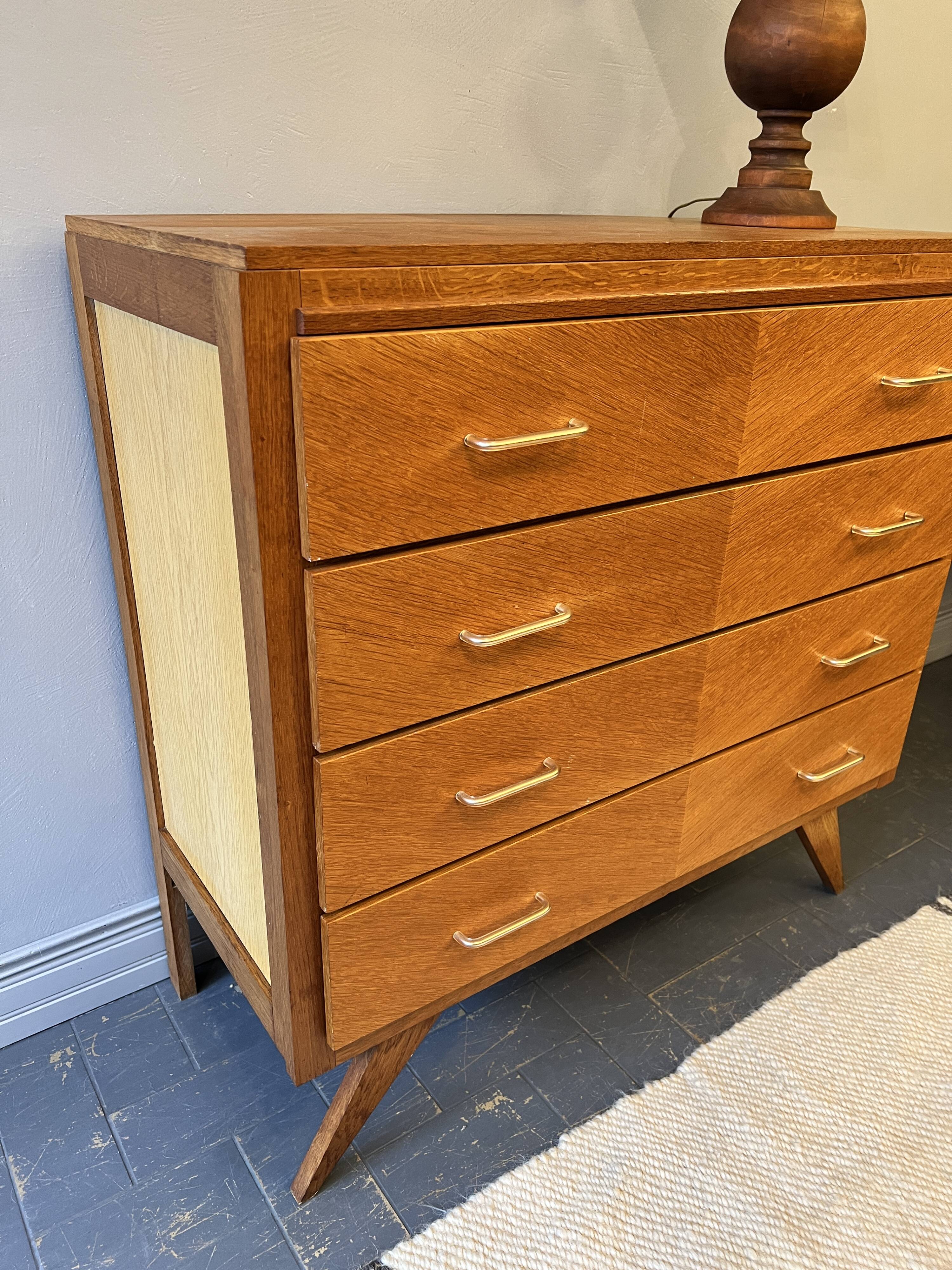 Vintage dresser compass feet