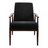 Fauteuil Henryk Lis en boucle noire 1960