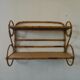 Rattan shelf