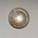 Italian Modern Space Age Pendant Light, Glass & Silver Metal, 1980s