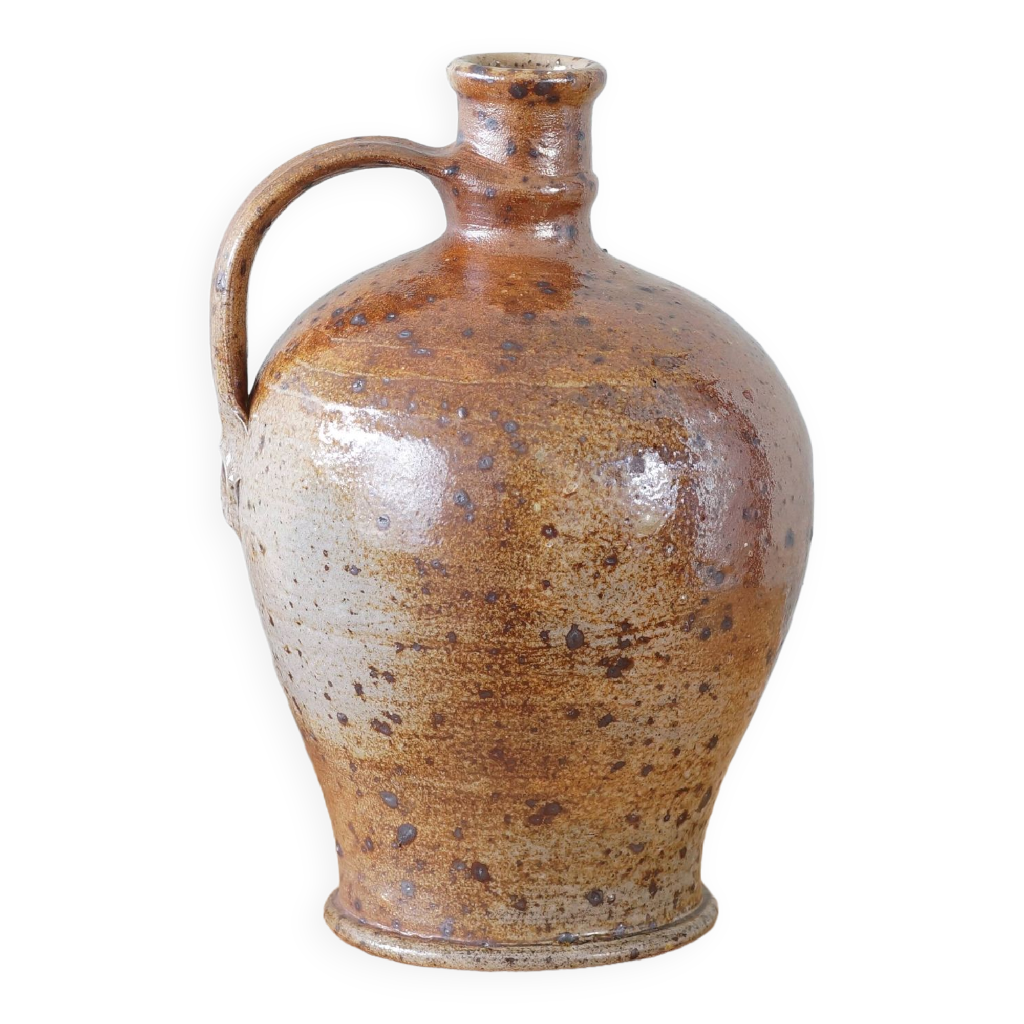 Old pyrite stoneware bottle
