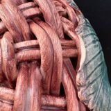 Fruit basket trompe l'œil Portugal 1970s